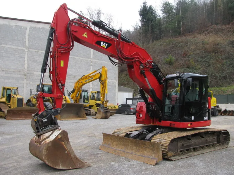 Bager Caterpillar 314D LCR sa POWERTILLT i 2 kašike