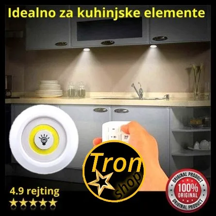 3 X LED SVIJETLA SA DALJINSKIM UPRAVLJAČEM