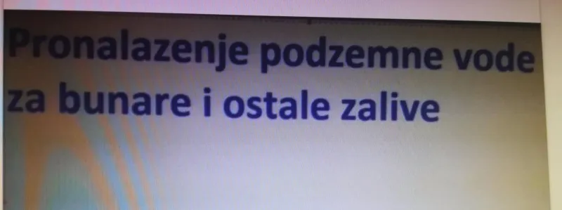Pronalazenje i ispitivanje Podzemne vode