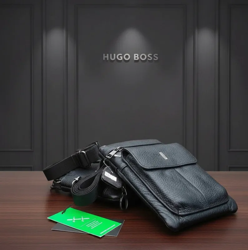 Hugo Boss manja muska torbica kozna