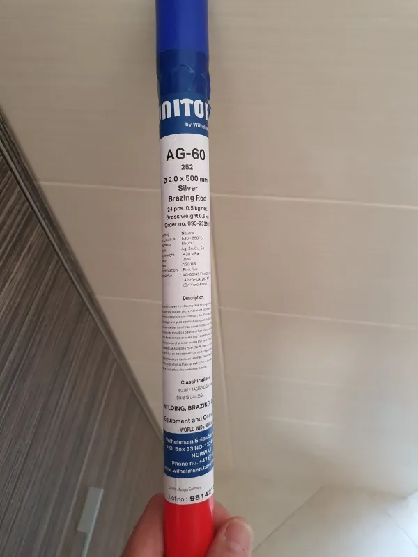 Povoljno prodajem UNITOR elektrode AG-60 SILVER BRAZING ROD