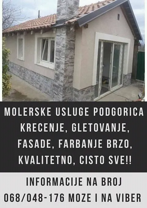 Moleraske usluge Podgorica