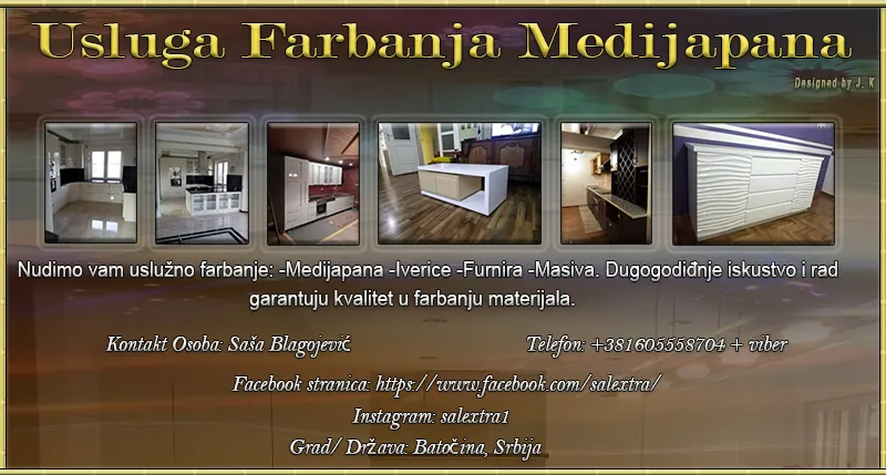 Usluga Farbanja Medijapana