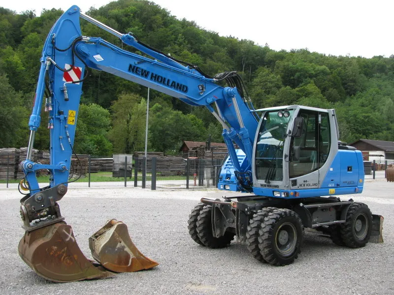Bager točkaš NEW HOLLAND WE150C sa POWERTILLT 2 kašike