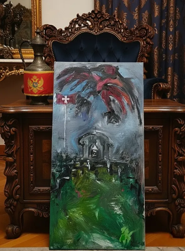 ORLOV KRS Cetinje, ulje na platno
