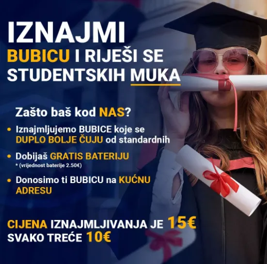Iznajmljivanje BUBICA Podgorica