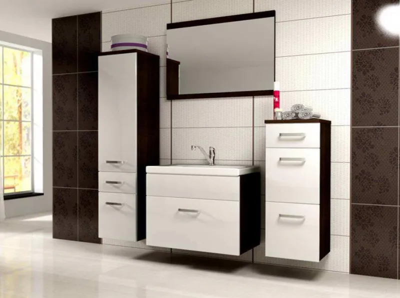 Kupatilo set EVO I venge/ belo sjaj RASPRODAJA -  NOVO CIJENA 261,75 EURO.