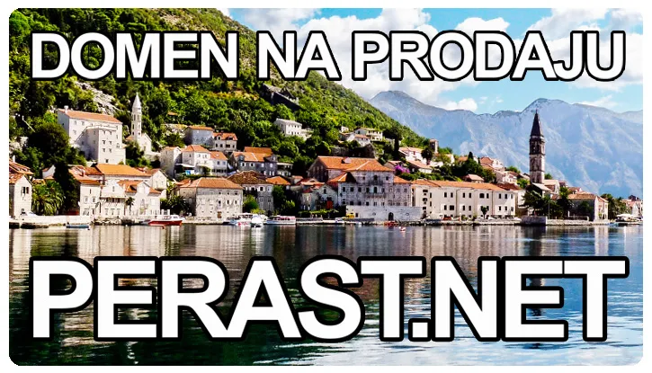 PERAST.NET - domen na prodaju