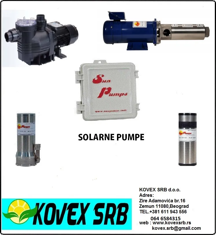 Solarne vodne pumpe za navodnjavanje