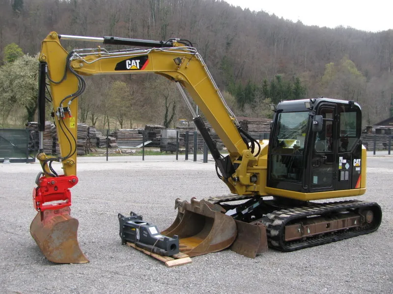 Bager Caterpillar 308E sa POWERTILLT + NOVI čekič