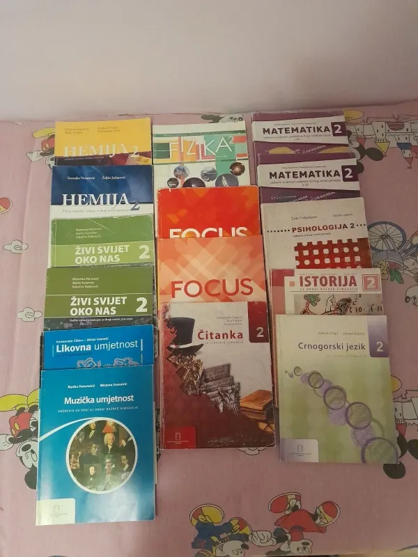 Knjige za 2.razred gimnazije
